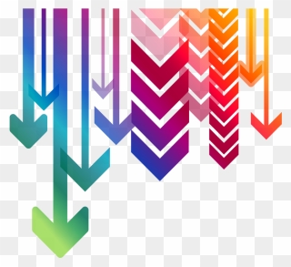 Clipart Arrow Timeline - Colorful Arrows Png Transparent Png