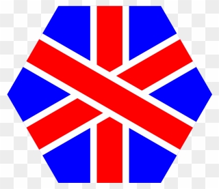 Hexagon Clipart - Transparent Background British Flag Clipart - Png Download