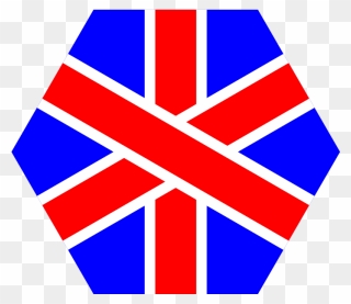 Hexagon Clipart - Transparent Background British Flag Clipart - Png Download
