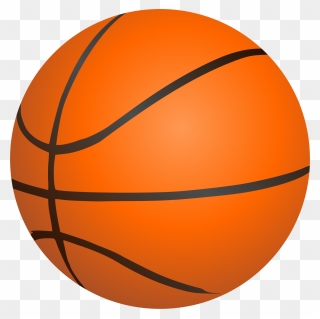 Basketball Nba Ball Game Sport Clip Art - Orange Things Clipart - Png Download
