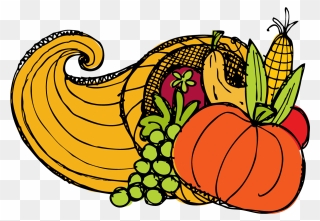 Day After Thanksgiving Clipart - Transparent Background Cornucopia Clipart - Png Download