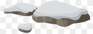Angle,hand,headgear - Snowy Rock Clipart Png Transparent Png