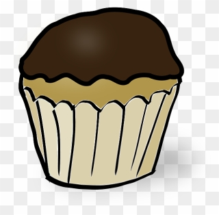 Muffin, Chocolate, Cupcake, Brown - Muffin Clipart - Png Download