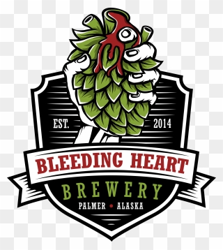 Bleeding Heart Brewery Logo Clipart