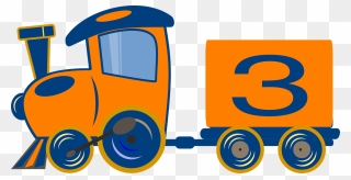 Train Clipart Orange Free Stock Free Vector Graphic - Cute Train Border Frame Clipart - Png Download