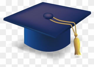 Transparent Graduation Hats Clipart - Blue Graduation Hat Png