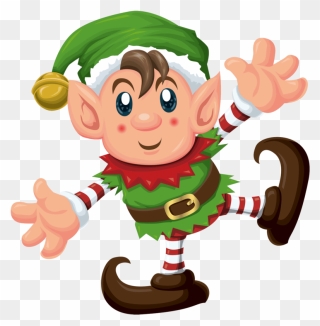 Elf - Christmas Elf Clipart - Png Download