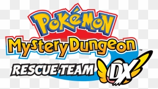 Pokemon Mystery Dungeon Rescue Team Dx Logo Clipart