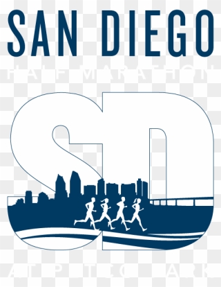 San Diego Half Marathon Logo Clipart