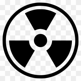 Radioactive Decay Radiation Hazard Symbol - Radiation Symbol Png Clipart