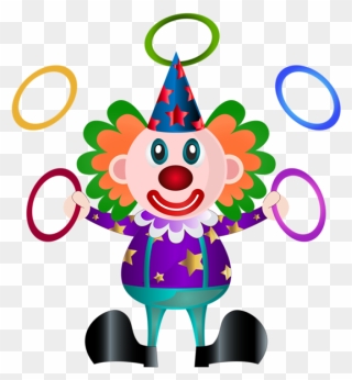 Transparent Clown Clown Line Baby Toys Clipart For - Clipart Clown - Png Download