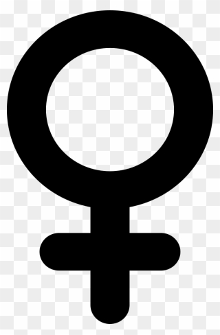 Gender Symbol Female Clip Art - Gender Female Icon Png Transparent Png