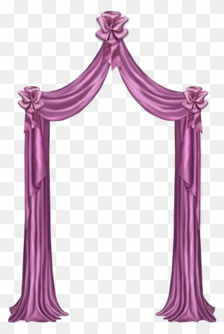 Curtain Clip Art - Curtain Page Border - Png Download
