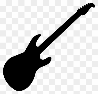 Download Guitar Clipart Black And White - Transparent Background Bass Guitar Clipart - Png Download