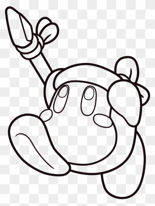 Bandana Clipart Draw - Bandana Waddle Dee Coloring Pages - Png Download