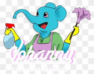 Johanny Cleaning Services - Cartoon Clipart