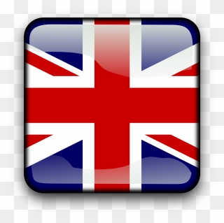Transparent Britain Clipart - Square British Flag Icon - Png Download