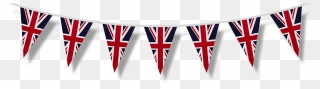 Picnic Bunting - British Flag Bunting Clipart