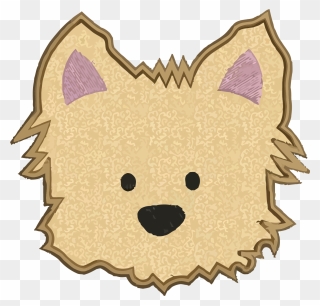 Clipart Yorkie Face - Png Download