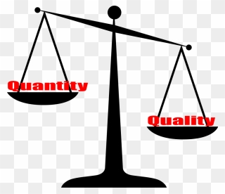 Career Potential - Quality Over Quantity Icon Clipart