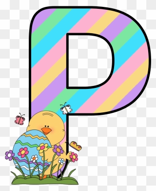 Easter Letters Clipart - Png Download