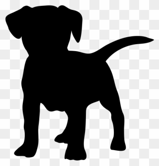 Jack Russell Terrier Puppy Cat Pet - Silhouette Puppy Jack Russell Clipart