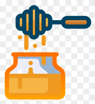 Honey Jar Clipart - Honey Jar Vector Png Transparent Png
