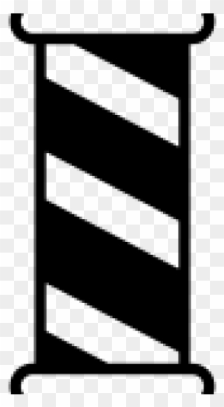 Barber Pole Pictures - Black And White Barber Pole Clipart