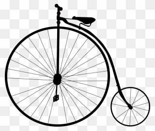 Penny-farthing Bicycle Clip Art - Penny Farthing Png Transparent Png