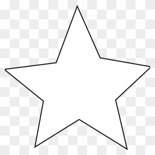 Gallery Of White Star Clipart Stars Panda Free Images - Transparent White Star Png