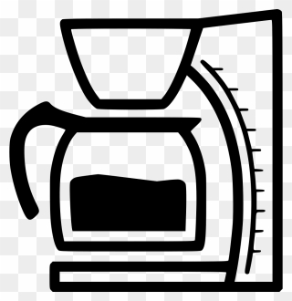 Filter Coffee Maker - Coffee Maker Clip Art - Png Download