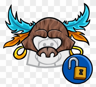 Coconut Clipart Tiki - Club Penguin Optic Headset - Png Download