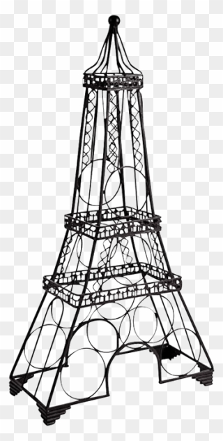 Eiffel Tower Wine Rack Clipart