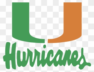 Miami Hurricanes Logo Png Transparent & Svg Vector - University Of Miami Silhouette Clipart