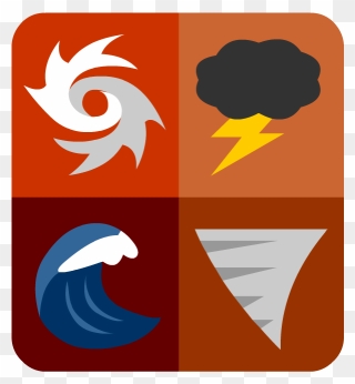 Hazards Png Transparent Images - Natural Disasters Logo Png Clipart