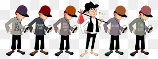 The Lad And Zombies - Poor Png Clipart