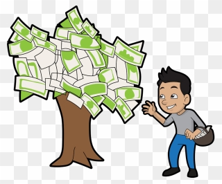 Tree Bearing Money Clipart