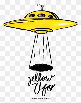 Transparent Ufo Cliparts - Yellow Ufo - Png Download
