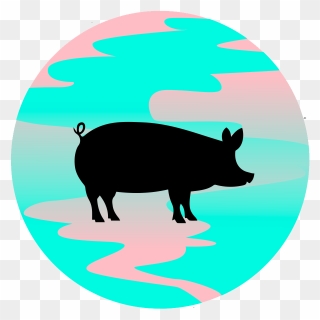 Canvas Antioxidant Wellington Pig Daniel Shoe White - Domestic Pig Clipart