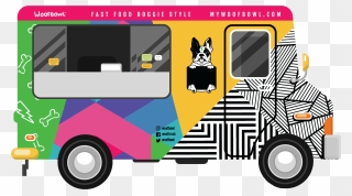 Woofbowltruckicon - Logo Food Truck Style Clipart