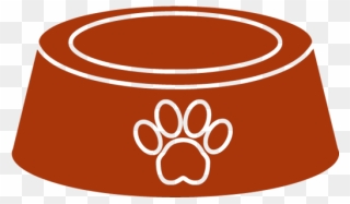 Cartoon Dog Bowl Transparent Clipart