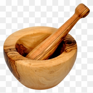 Wooden Pestle And Mortar Clip Arts - Mortar And Pestle With Transparent Background - Png Download
