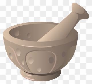 Mortar And Pestle Drawing - Mortar And Pestle Clipart Png Transparent Png