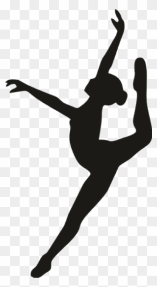 Studio 55 Dance Dance Studio Ballet Dancer Art - Leap Dancer Silhouette Clipart