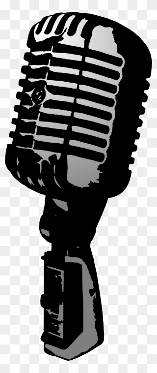 Clipart Microphone Old - Old School Microphone Png Transparent Png