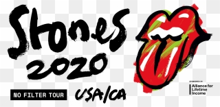 Stones 2020 No Filter Tour - Rolling Stones Tour 2020 Clipart