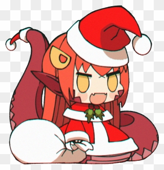 Cartoon Santa Claus Fictional Character Clip Art Red - Anime Natal Meme - Png Download