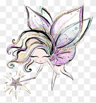 #watercolor #fairy #sugarfairy #ballet #wand #princess - Illustration Fairy Watercolor Clipart