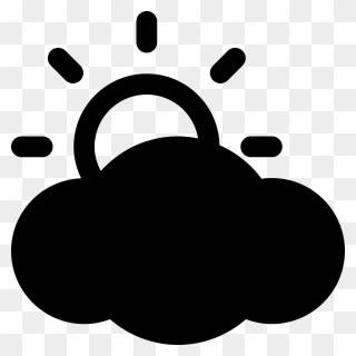 Cloudy Weather - Weather Forecast Icon Png Clipart