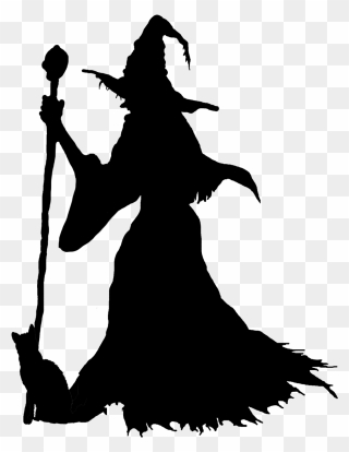 Witch Silhouette Clipart